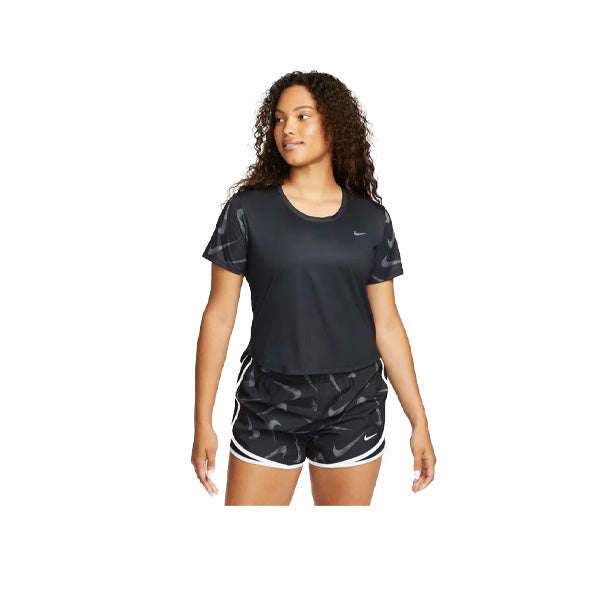 CAMISETA MANGA CORTA MUJER W NK DF SWOOSH AOP SS CROP